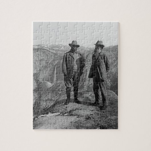 Teddy Roosevelt en John Muir in Yosemite Legpuzzel (Verticaal)