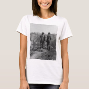 Teddy Roosevelt en John Muir in Yosemite T-shirt