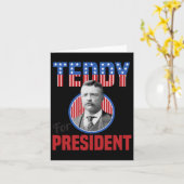 Teddy Roosevelt For President Bull Moose Theodore  Kaart (Gele Bloem)