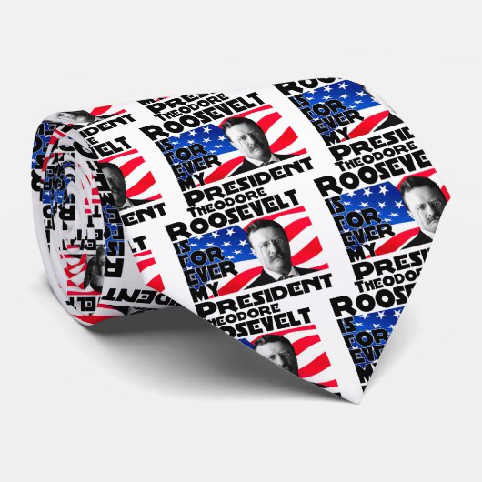 Teddy Roosevelt Forever Stropdas (Opgerold)