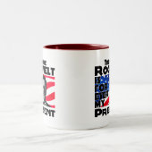 Teddy Roosevelt Forever Tweekleurige Koffiemok (Center)