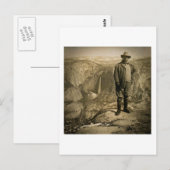 Teddy Roosevelt Glacier Point Yosemite Valley Briefkaart (Voorkant / Achterkant)
