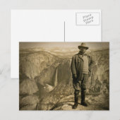 Teddy Roosevelt Glacier Point Yosemite Valley Briefkaart (Voorkant / Achterkant)