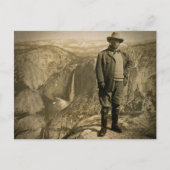 Teddy Roosevelt Glacier Point Yosemite Valley Briefkaart (Voorkant)