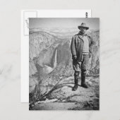 Teddy Roosevelt Glacier Point Yosemite Valley CA Briefkaart (Voorkant / Achterkant)