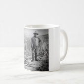Teddy Roosevelt Glacier Point Yosemite Valley CA Koffiemok (Voorkant rechts)
