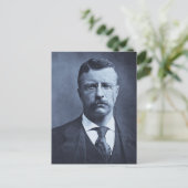 Teddy Roosevelt  Glass Magic Lantern Slide Briefkaart (Staand voorkant)