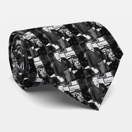 Teddy Roosevelt in the White House 1912  Stropdas (Opgerold)