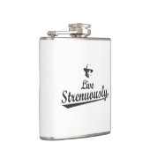 Teddy Roosevelt Live Strenuous Heupfles (Rechts)