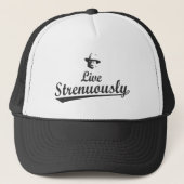 Teddy Roosevelt Live Strenuous Trucker Pet (Voorkant)