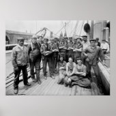 Teddy Roosevelt met Crew, begin jaren '00 Poster (Voorkant)