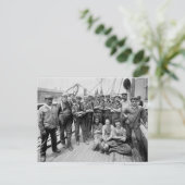 Teddy Roosevelt met Crew, begin jaren 1900 Briefkaart (Staand voorkant)