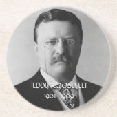 Teddy Roosevelt Onderzetter (Voorkant)