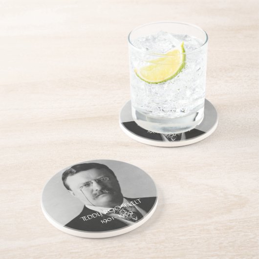 Teddy Roosevelt Onderzetter (Zijkant)