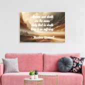 Teddy Roosevelt Quote - Absence Large Landscape Canvas Afdruk (Insitu (Woonkamer))