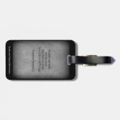 Teddy Roosevelt Quote - Afwezigheid en dood Bagagelabel (Achterkant horizontaal)