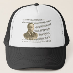 Teddy Roosevelt Quote Trucker Pet