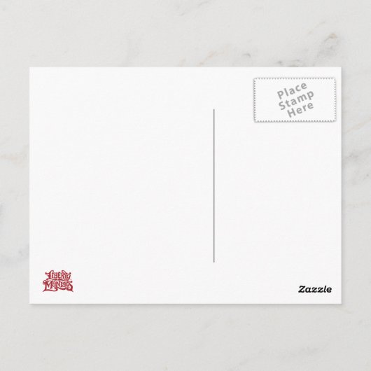 Teddy Roosevelt Riding A Bull Moose Briefkaart (Achterkant)