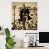 Teddy Roosevelt spreekt 1905  Poster (Thuiskantoor)