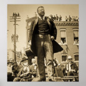 Teddy Roosevelt spreekt 1905  Poster (Voorkant)