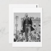 Teddy Roosevelt Stereoview Card 1905  Briefkaart (Voorkant / Achterkant)