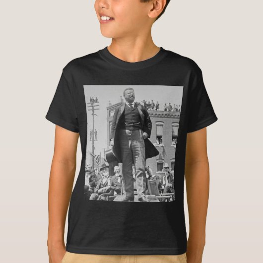 Teddy Roosevelt Stereoview Card 1905  T-shirt (Voorkant)