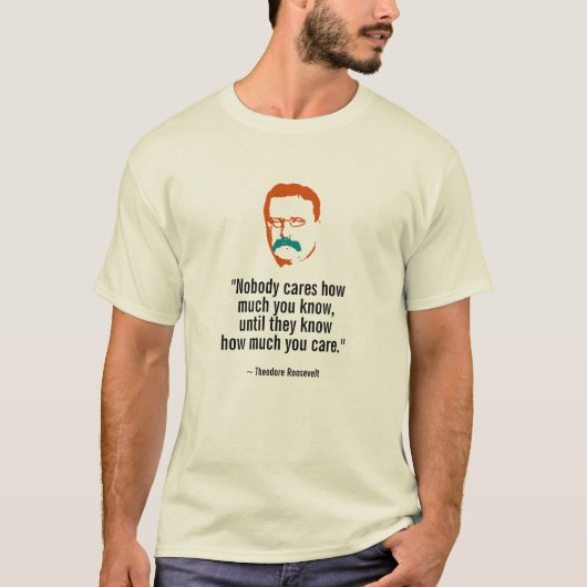 Teddy Roosevelt T-shirt (Voorkant)