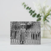 Teddy Roosevelt van de Big Tree Grove Santa Cruz Briefkaart (Staand voorkant)