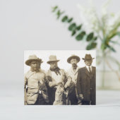 Teddy Roosevelt Wolf Hunting, 1905 Briefkaart (Staand voorkant)