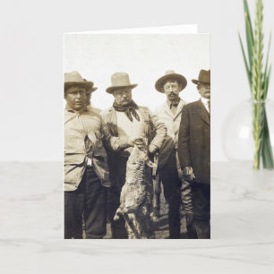 Teddy Roosevelt Wolf Hunting, 1905 Kaart