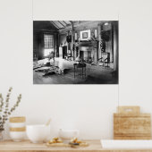 Teddy Roosevelt's Hunting Room, 1905 Poster (Keuken)
