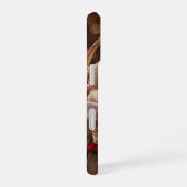 Teddy Rose Basket Romantic Valentine Aesthetic iPhone 16 Hoesje (Rechterkant)