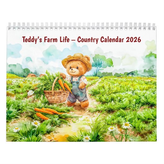 Teddy’s Farm Life – Country Calendar 2026 Kalender (Hoes)