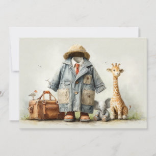 Teddy Safari Explorer – 1e verjaardag Kaart