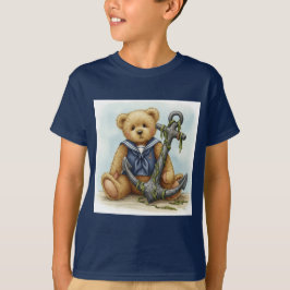Teddy Sailor met anker van Natasha Us T-shirt