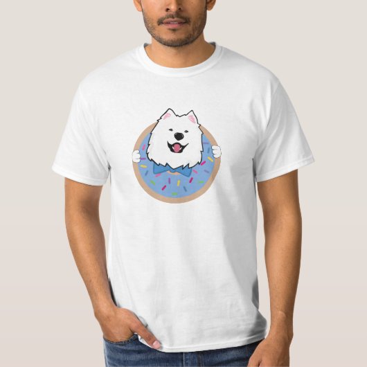Teddy Samoyed T-shirt (Voorkant)