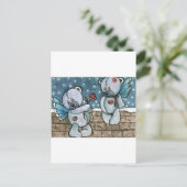 "TEDDY SHYNESS" BRIEFKAART (Staand voorkant)