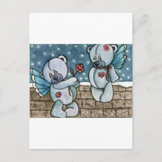 "TEDDY SHYNESS" BRIEFKAART