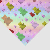 teddy, teddy beer, pastel, child + patroon, baby,  tissuepapier (Detail)