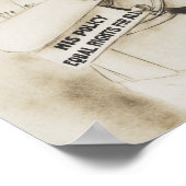 Teddy The Rough Rider - Voor President - 1904 Poster (Hoek)