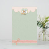 Teddy Tots T Briefpapier (Staand voorkant)