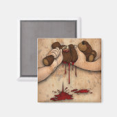 Teddy Twister Magneet (Voorkant / Achterkant)