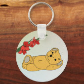Teddy unter Blumen Sleutelhanger (Voorkant)