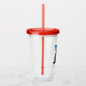 Teddy Vintage Graphic Acryl Drinkbeker (Rechts)