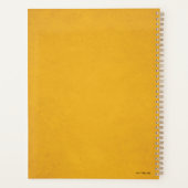 Teddy Vintage Graphic Planner (Achterkant)