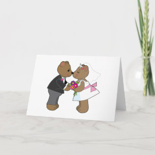 Teddy Wedding Kaart