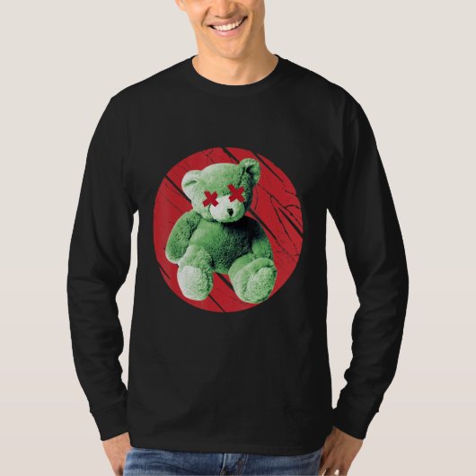 Teddy What Horror Murderous Teddy Bear What T-shirt (Voorkant)