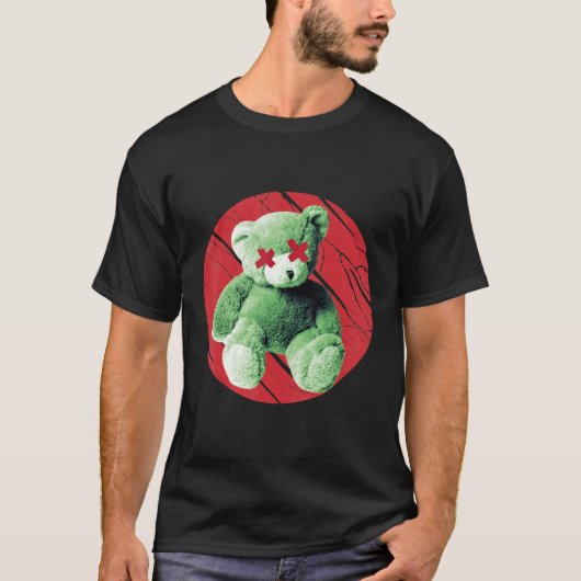 Teddy What Horror Murderous Teddy Bear What T-shirt (Voorkant)