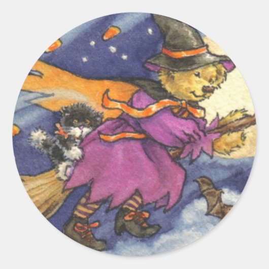 Teddy Witch Sticker (Voorkant)