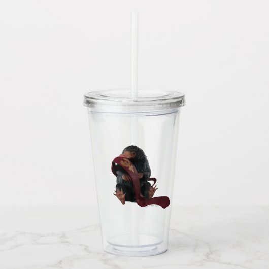 Teddy With Tie Graphic Acryl Drinkbeker (Voorkant)
